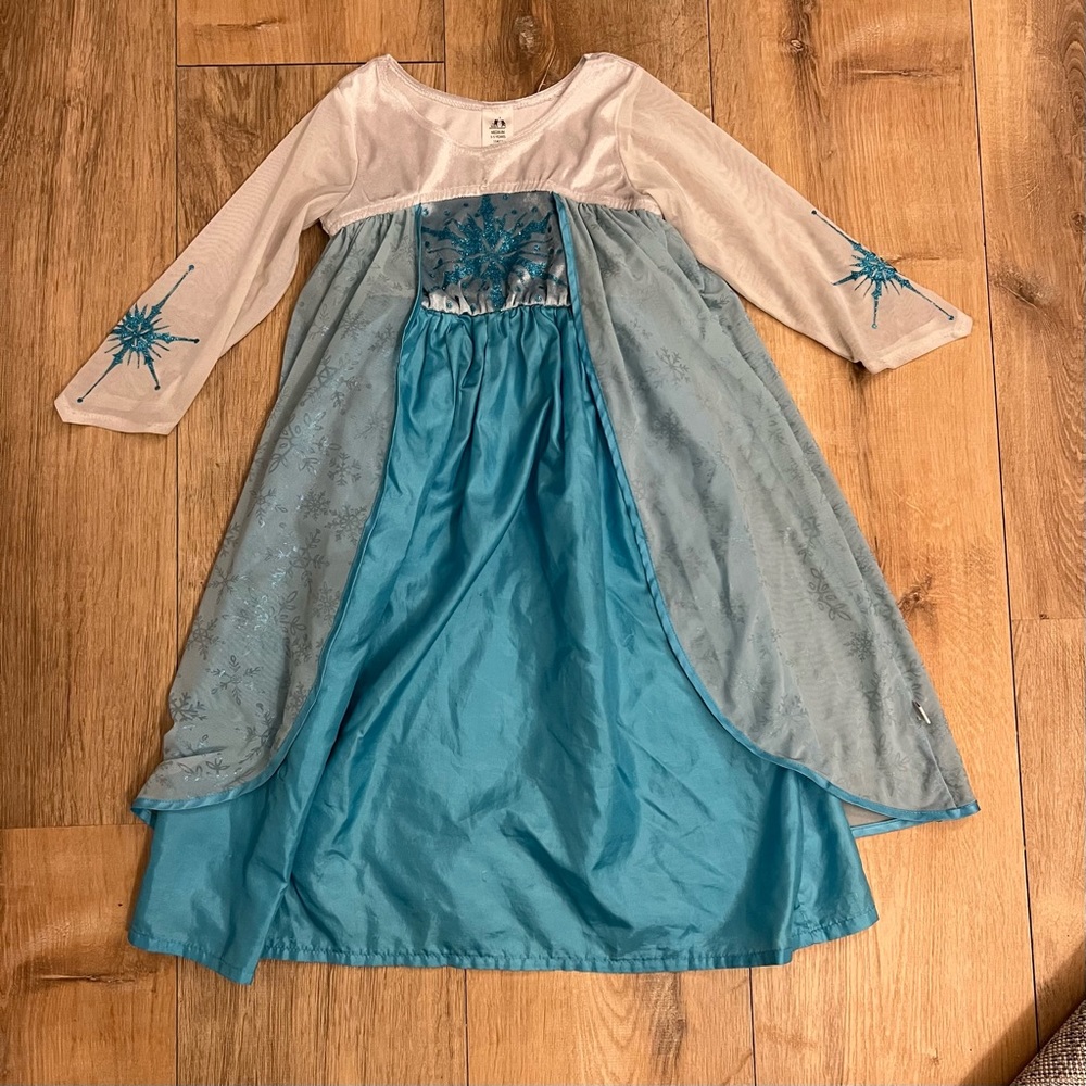 COPY - Little adventures elsa dress up outfit size medium 3-5 years